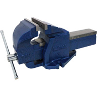 Cast Ductile Iron Bench Vise, 6" Jaw Width, 3-3/4" Throat Depth OSI Industrial Sales