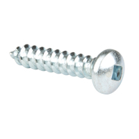 Tapping Screw Pan Head, #14 x 1-1/4" L, Zinc Plated OSI Industrial Sales