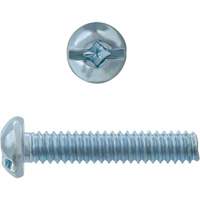 Round Square/Slot HD Machine Screws, #6 x 3" L, Zinc Plated OSI Industrial Sales