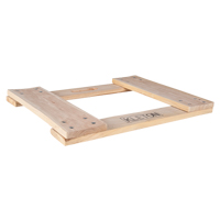 Hardwood Dolly Frame, Not Included Wheels, 900 lbs. Capacity, 18" W x 24" D x 1.5" H OSI Industrial Sales