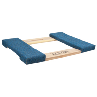 Carpeted Ends Hardwood Dolly Frame, Wood Frame, 18" W x 24" L, 900 lbs. Capacity OSI Industrial Sales