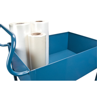 Chariots de service &agrave; bordure profonde, 2 Tiers, 24" la x 47" h x 36" p, Capacit&eacute; 1200 lb OSI Industrial Sales