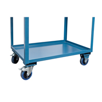 Chariots de service mobiles, 2 Tiers, 24" la x 57" h x 40" p, Capacit&eacute; 1200 lb OSI Industrial Sales