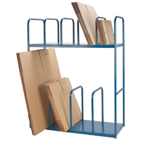 Support &agrave; deux niveaux pour boîtes de carton OSI Industrial Sales