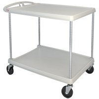 myCart Utility Cart, 2 Tiers, 26" x 36-7/8" x 36", 400 lbs. Capacity OSI Industrial Sales