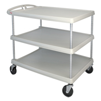 myCart Utility Cart, 3 Tiers, 26" x 36-7/8" x 36", 500 lbs. Capacity OSI Industrial Sales