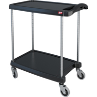 myCart Utility Cart, 2 Tiers, 16" x 35-1/2" x 27", 300 lbs. Capacity OSI Industrial Sales