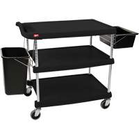 myCart Utility Cart, 3 Tiers, 20" x 35-1/2" x 30", 400 lbs. Capacity OSI Industrial Sales
