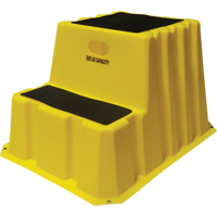 Escabeaux emboîtables industriels, 2 marches, 33" x 25-3/4" x Hauteur 24" OSI Industrial Sales