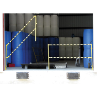 Barri&egrave;re &agrave; bascule de s&eacute;curit&eacute;, 10' lo x 42-5/8" ha, 159" &eacute;lev&eacute;e, Jaune OSI Industrial Sales