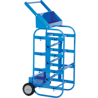 Chariot portatif pour mat&eacute;riaux bobin&eacute;s, Acier, 11 Montants, 19-1/2" la x 43-1/4" h x 17-1/2" p, Capacit&eacute; de 150 lb OSI Industrial Sales