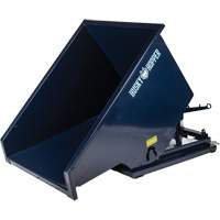 Self-Dumping Hopper, Steel, 2 cu.yd., Blue OSI Industrial Sales