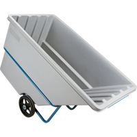 Tilt Truck, Polyethylene, 1.1 cu. yd., 2000 lbs. Load Capacity OSI Industrial Sales