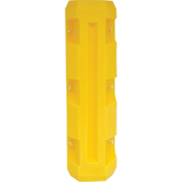 Slim Column Protector, 3" x 3" Inside Opening, 12" L x 12" W x 42" H, Yellow OSI Industrial Sales