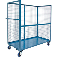 Chariot grillag&eacute; pour transport , Acier, 24" x 55" x 36", Capacit&eacute; 1200 lb OSI Industrial Sales