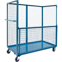 Chariot grillag&eacute; pour transport , Acier, 24" x 55" x 36", Capacit&eacute; 1200 lb OSI Industrial Sales