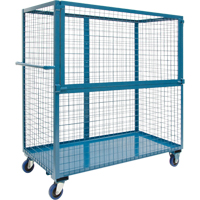 Chariot grillag&eacute; pour transport , Acier, 24" x 55" x 36", Capacit&eacute; 1200 lb OSI Industrial Sales