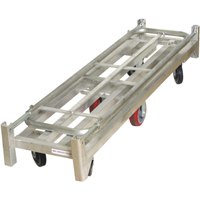 U-Boat Platform Truck, 59-1/2" L x 16" W, 1750 lbs. Capacity, Polyurethane Casters OSI Industrial Sales