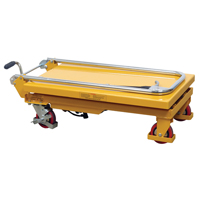 Hydraulic Scissor Lift Table, 17.75" L x 27.5" W/27-1/2" L x 17-3/4" W, Steel, 330 lbs. Capacity OSI Industrial Sales
