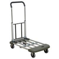 Telefolding Platform Truck, Aluminum, 330 lbs., 29-1/2" L x 17-1/2" W, 36-1/2" High OSI Industrial Sales