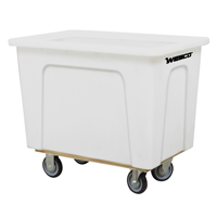 Box Truck, White Polyethylene, 35" L x 24" W x 30" H, 10 cu. Ft. Volume, 450 lbs. Capacity OSI Industrial Sales