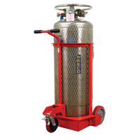 Large Liquid Gas Cylinder Truck LCC, Polyurethane Wheels, 20" W x 20" D Base, 1000 lbs. OSI Industrial Sales