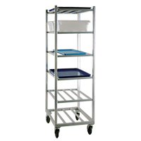 Shelf Cart, 6 Tiers, 20-7/8" W x 67" H x 27" D, 450 lbs. Capacity OSI Industrial Sales