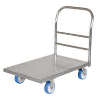 Platform Truck, 36" L x 24" W, 2000 lbs. Capacity, Polyurethane Casters OSI Industrial Sales