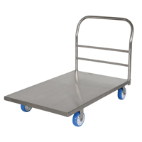Platform Truck, 48" L x 30" W, 2000 lbs. Capacity, Polyurethane Casters OSI Industrial Sales