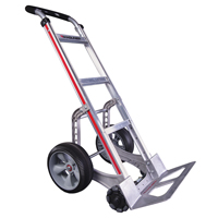 Self-Stabilizing Hand Truck, Continuous Handle, Aluminum, 55'' Height, 500 lbs. Capacity OSI Industrial Sales