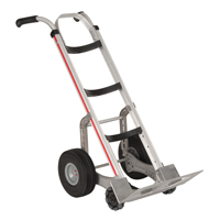 Self-Stabilizing Hand Truck, Dual Handle, Aluminum, 55'' Height, 500 lbs. Capacity OSI Industrial Sales