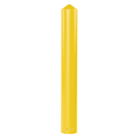 Enveloppe lisse pour butoir, 4" dia. x 56" l, Jaune OSI Industrial Sales