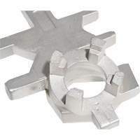 Cl&eacute; pour baril, Ouverture de 3/4"/2", Poign&eacute;e 9-1/2", Acier inoxydable OSI Industrial Sales