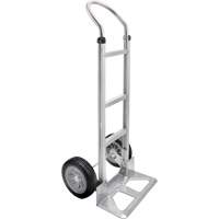 Knocked Down Hand Truck, Continuous Handle, Aluminum, 49-5/8" Height, 500 lbs. Capacity OSI Industrial Sales