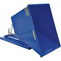 Self-Dumping Hopper, Steel, 1 cu.yd., Blue OSI Industrial Sales