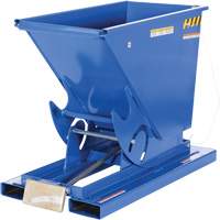 Conteneur autobasculeur, Acier, 1/3 vg³, Bleu OSI Industrial Sales