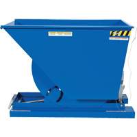 Conteneur autobasculeur, Acier, 3/4 vg³, Bleu OSI Industrial Sales