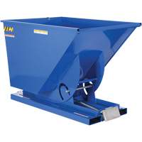 Conteneur autobasculeur, Acier, 1-1/2 vg³, Bleu OSI Industrial Sales