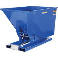 Conteneur autobasculeur, Acier, 1-1/2 vg³, Bleu OSI Industrial Sales