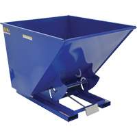 Conteneur autobasculeur, Acier, 2 vg³, Bleu OSI Industrial Sales