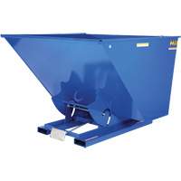 Conteneur autobasculeur, Acier, 2-1/2 vg³, Bleu OSI Industrial Sales