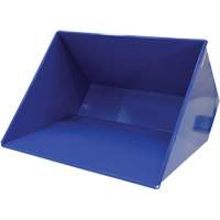 Conteneur autobasculeur, Acier, 3 vg³, Bleu OSI Industrial Sales
