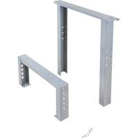Pattes d'&eacute;tabli pour service industriel, Acier, 24" p x 34" h, Simple OSI Industrial Sales
