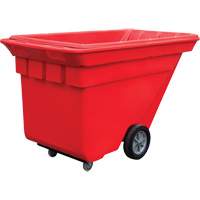 Techtruck Tilt Truck, Polyethylene, 5/8 cu. yd., 1000 lbs. Load Capacity OSI Industrial Sales