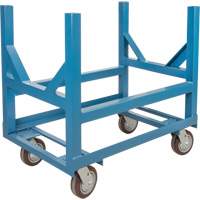 Pipe & Bar Cradle Truck, 24" L x 24" W x 34" H, 2500 lbs. Capacity, Polyurethane Wheels OSI Industrial Sales