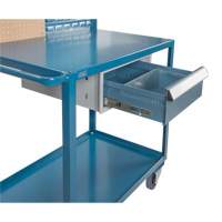 Chariot de service mobile, 2 Tiers, 24" la x 57" h x 40" p, Capacit&eacute; 1200 lb OSI Industrial Sales