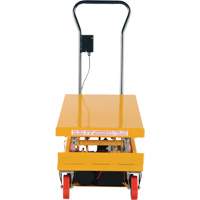 DC Powered Hydraulic Scissor Lift Elevating Cart, Steel, 39-3/4" L x 20-1/2" W, 1000 lbs. Capacity OSI Industrial Sales