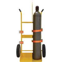 Chariot pour chalumeau et bouteille &agrave; gaz, Roues Rempli de mousse, Base de 23-13/16" la x 22-13/16" lo, 500 lb OSI Industrial Sales
