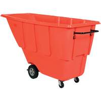 Tilt Truck, Polyethylene, 0.5 cu. yd., 450 lbs. Load Capacity OSI Industrial Sales