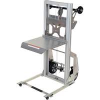 Appareil de levage portatif en aluminium, M&eacute;canisme Pompe au pied, Capacit&eacute; de 200 lb, Levage max de 61" OSI Industrial Sales